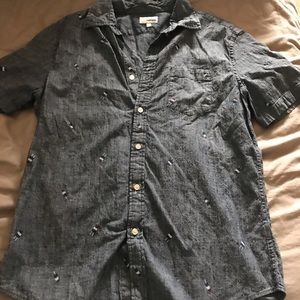 4th of July popsicle button down